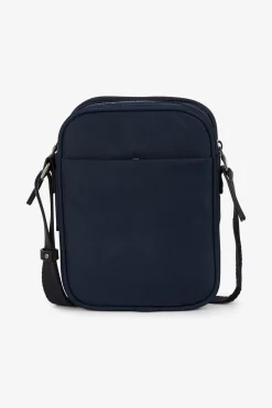 Dark blue rectangular messenger bag
