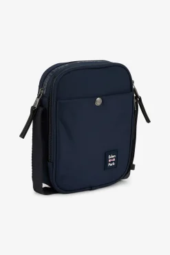 Dark blue rectangular messenger bag