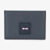 Dark blue rubber cardholder