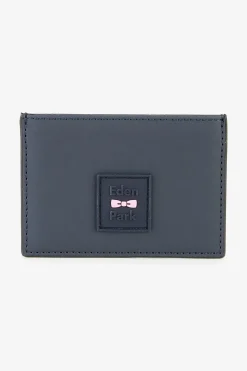 Dark blue rubber cardholder
