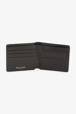 Dark blue rubber Italian-style wallet
