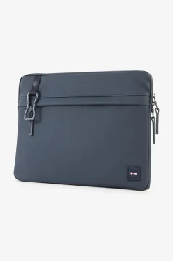 Dark blue rubber laptop sleeve