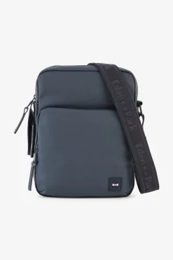 Dark blue rubber messenger bag