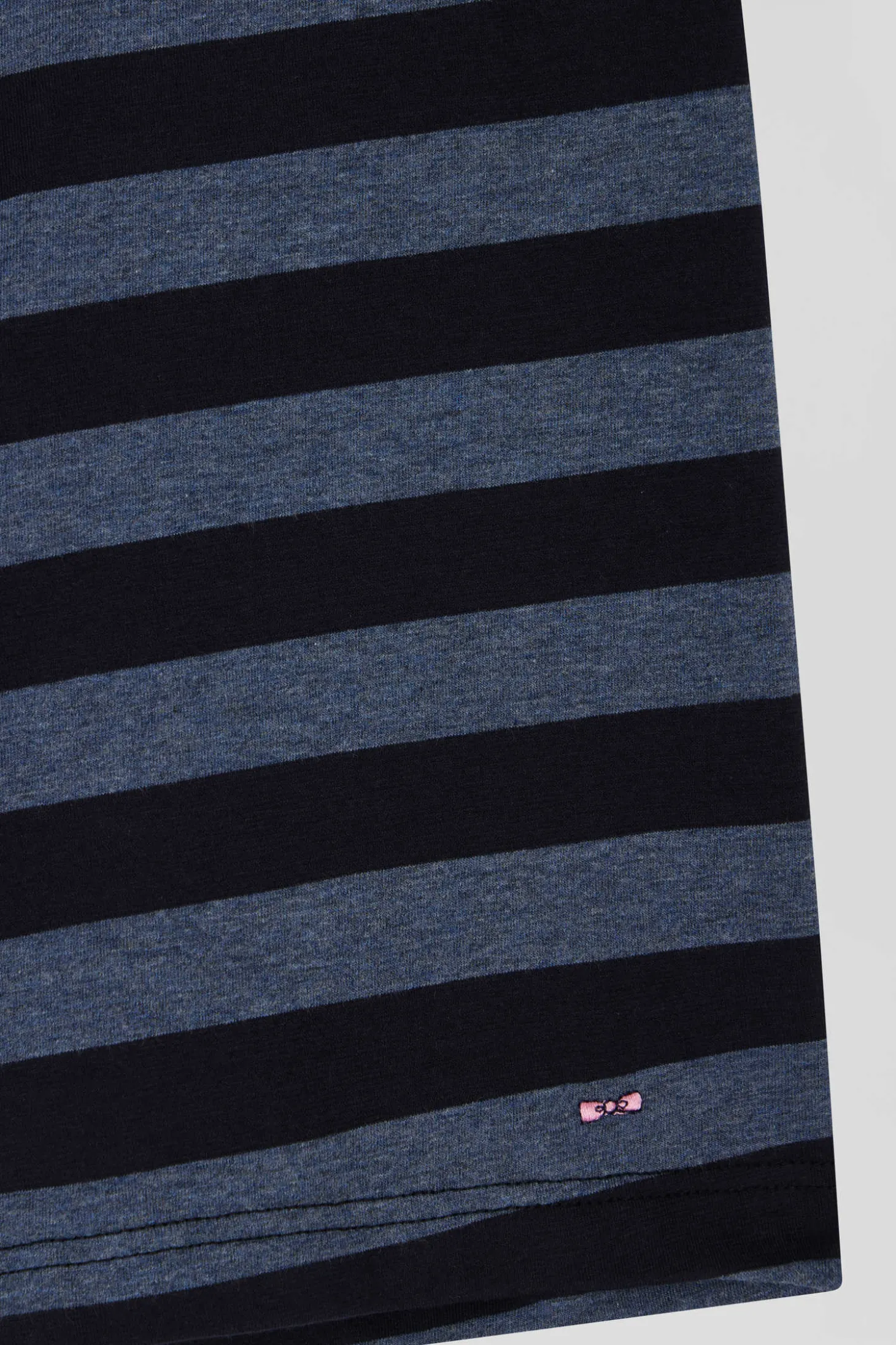 Dark blue striped stretch cotton boxers
