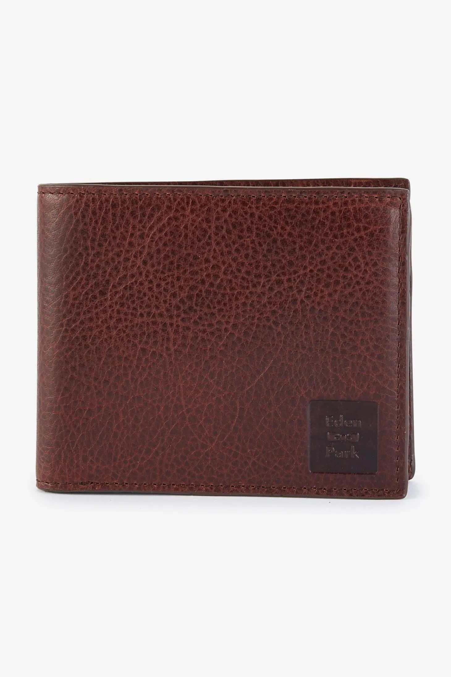Dark brown leather wallet