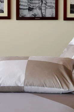 Duo of rectangular barbarian pillow case - grey
