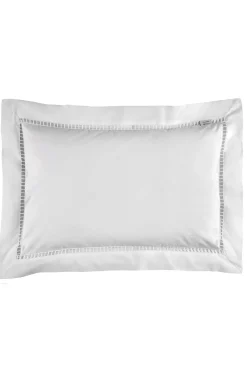 duo of rectangular white pillow case