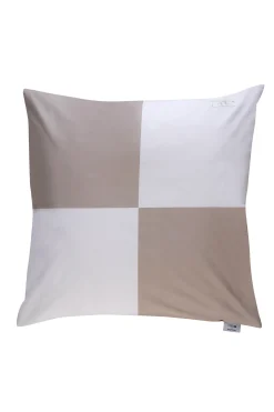 Duo of square barbarian pillow case - grey
