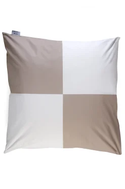 Duo of square barbarian pillow case - beige