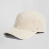 Ecru corduroy cap