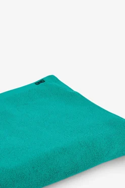 Green beach towel