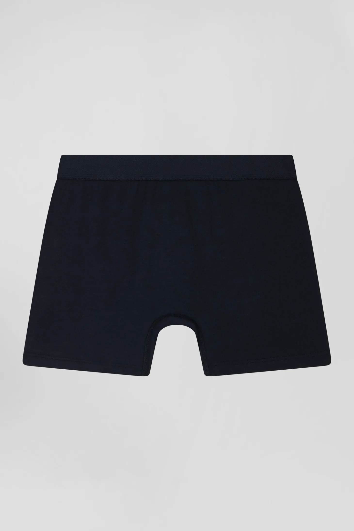 Green colorblock stretch cotton boxers
