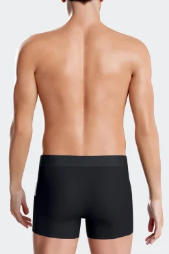 Green colorblock stretch cotton boxers