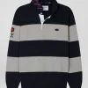 Grey cotton V-neck jumper regular fit