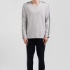 Grey long cotton pajamas