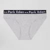 Grey stretch cotton brief