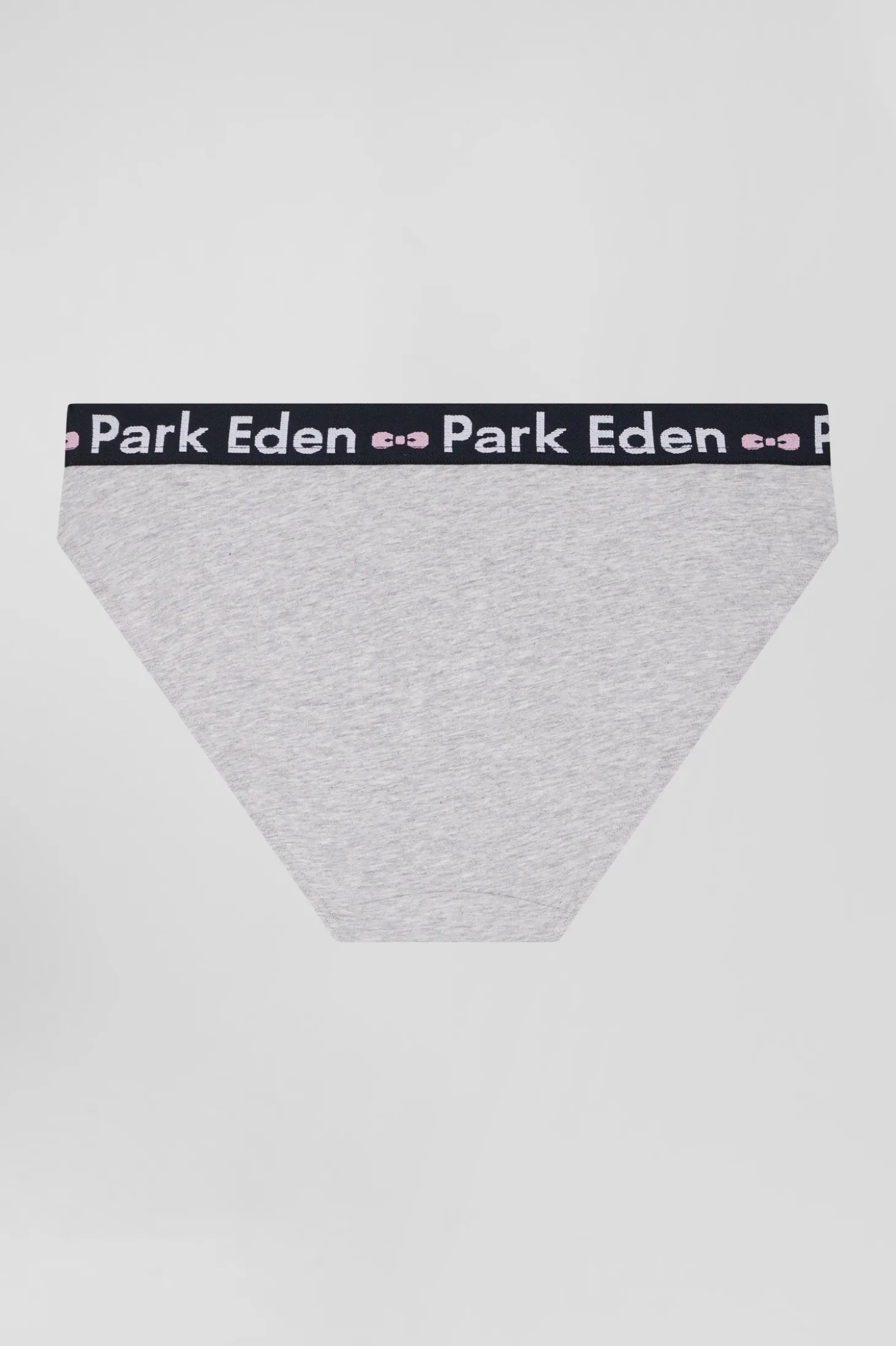 Grey stretch cotton brief