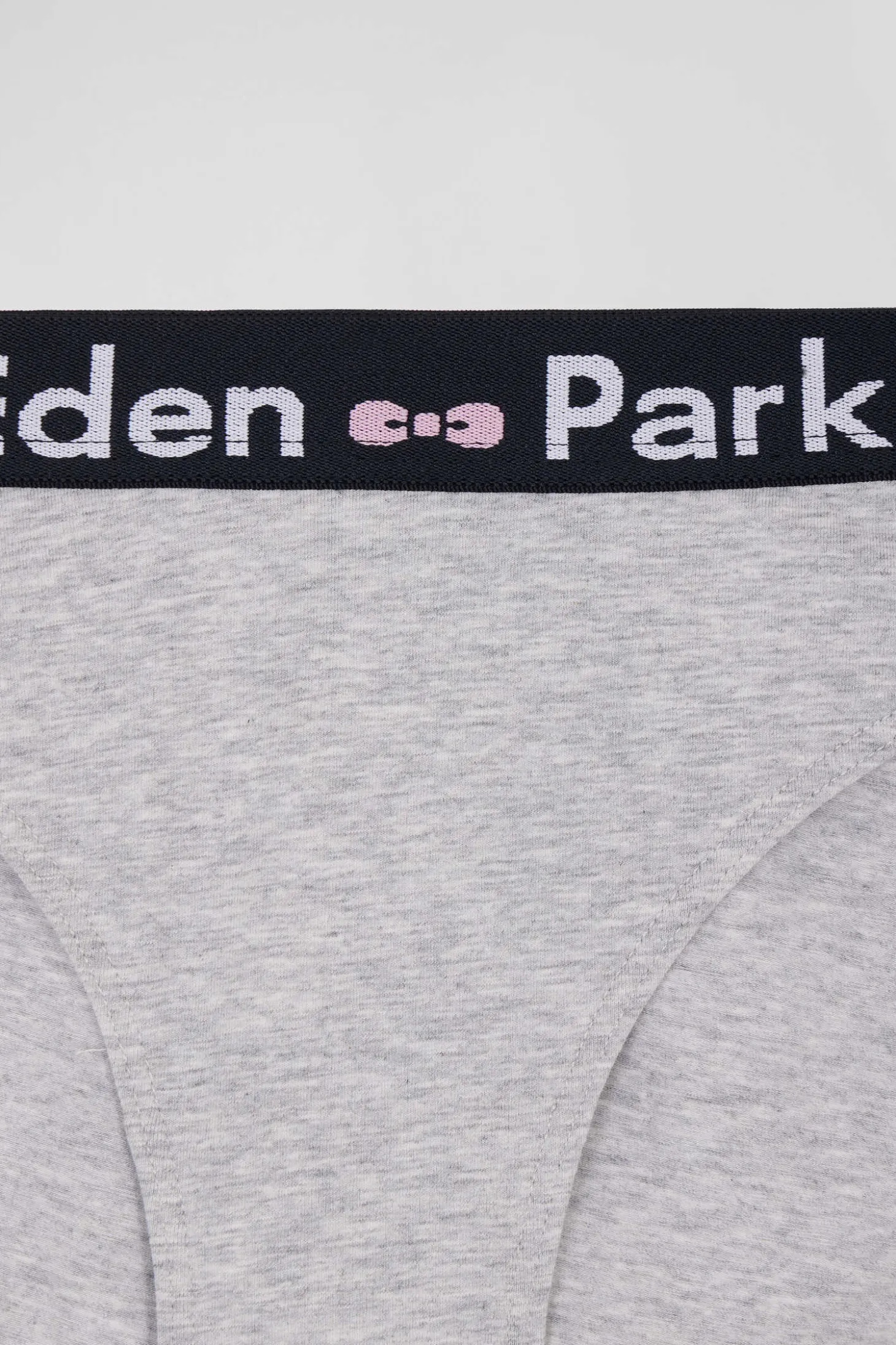 Grey stretch cotton brief