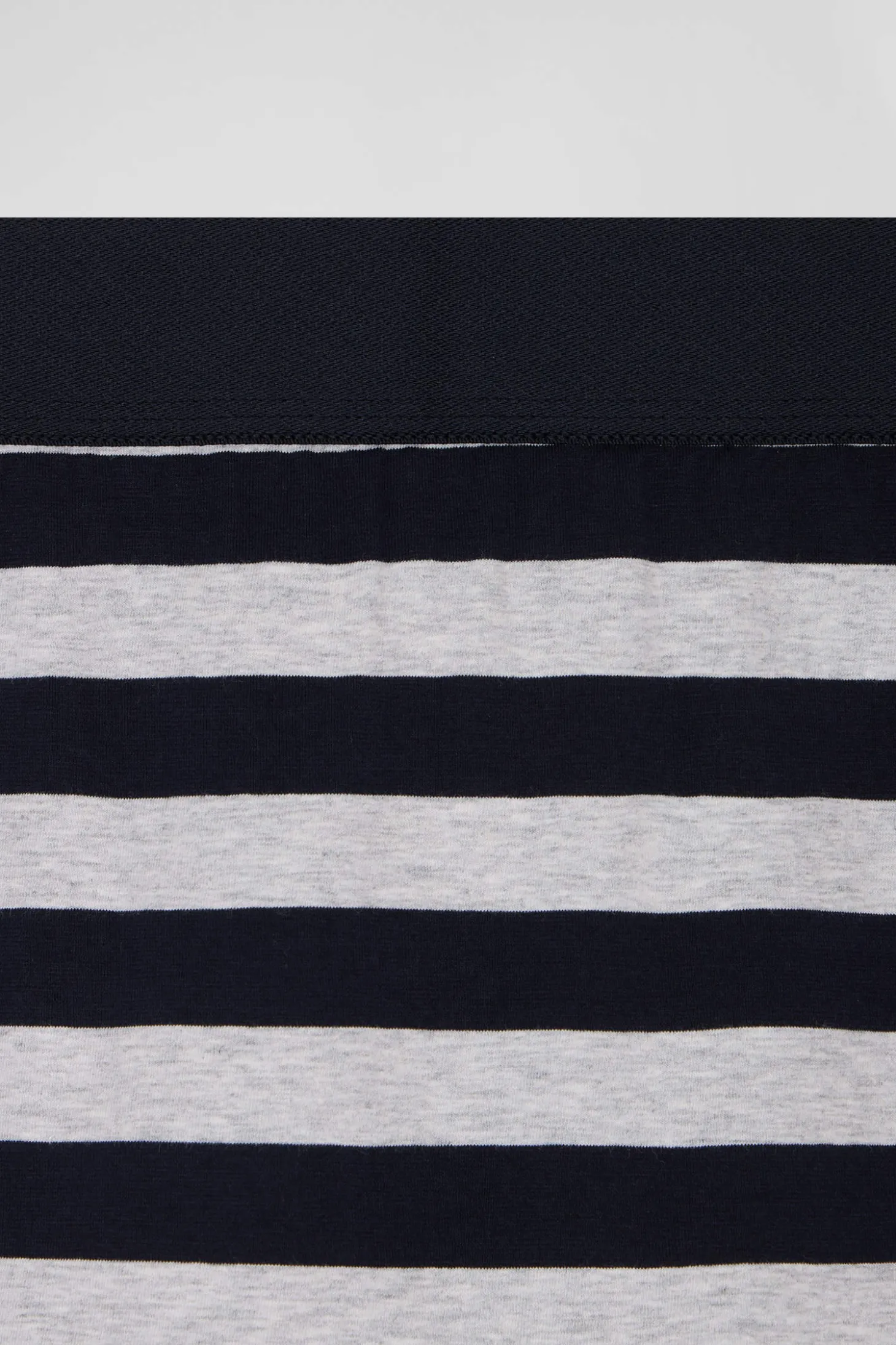 Grey striped stretch cotton boxers