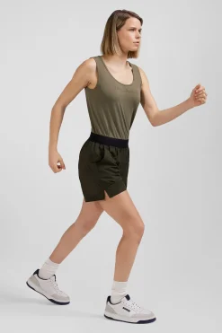 Khaki sports shorts