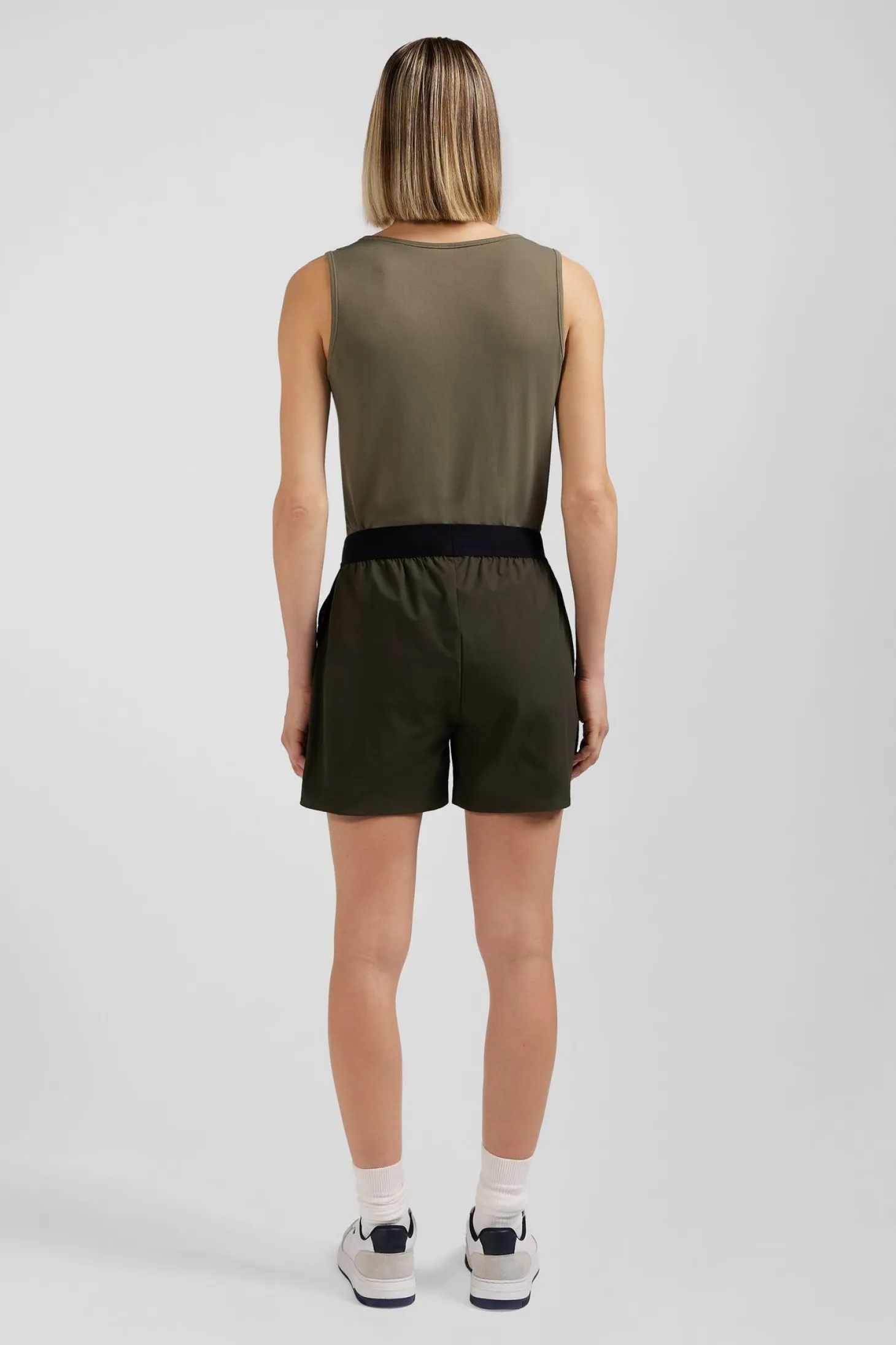 Khaki sports shorts