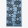 Light blue beach towel