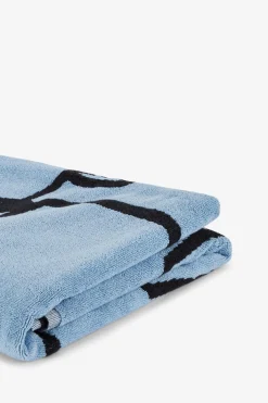Light blue beach towel
