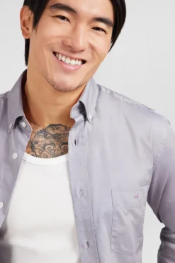 Light grey cotton shirt