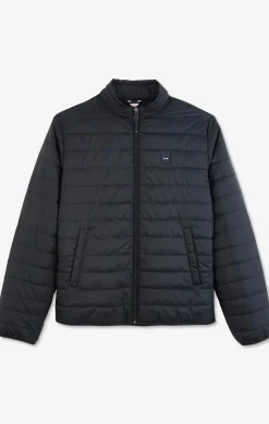 Lightweight, long-sleeved puffa jacket in dark blue