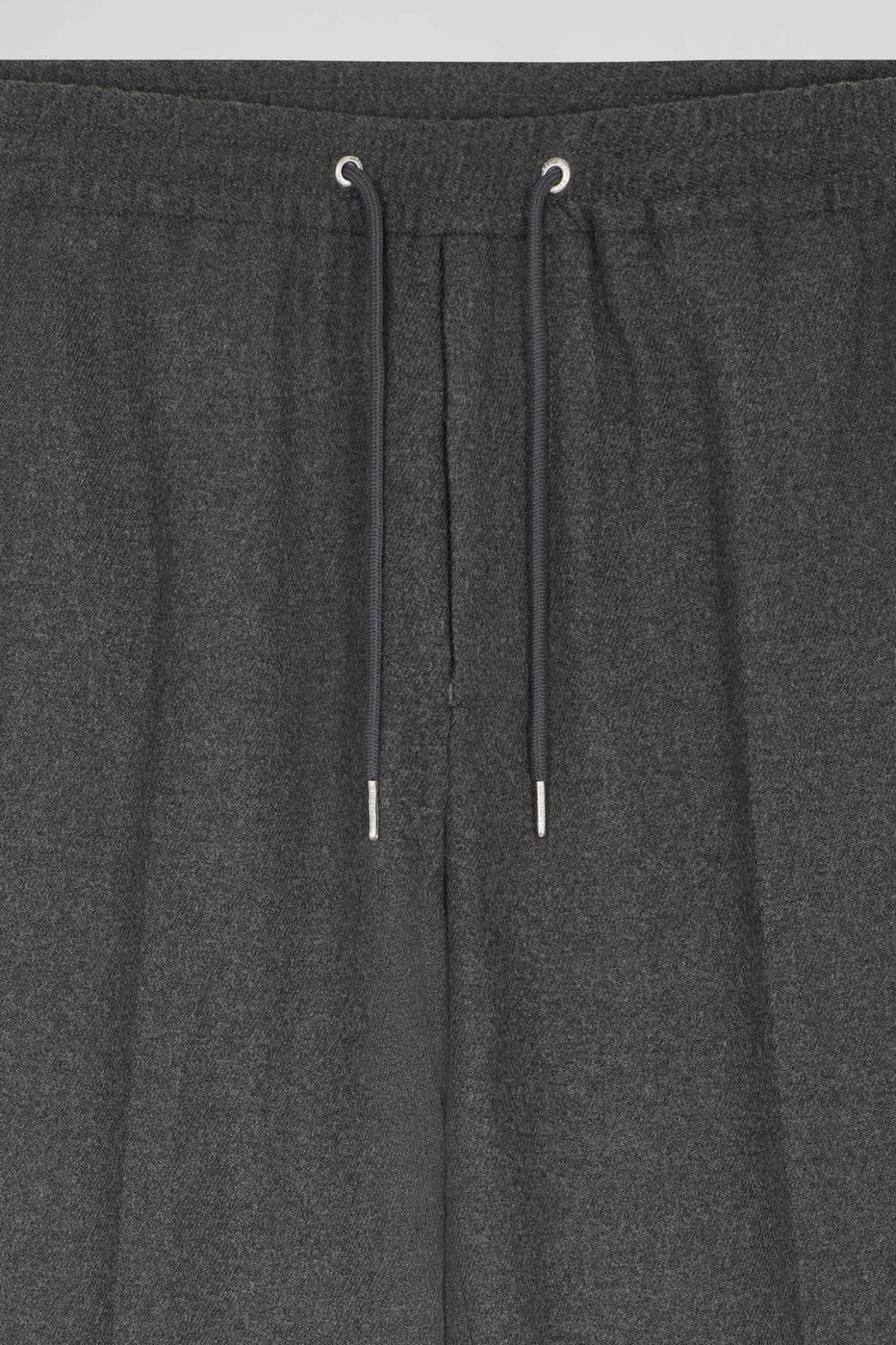 Modern grey elastic waist trousers