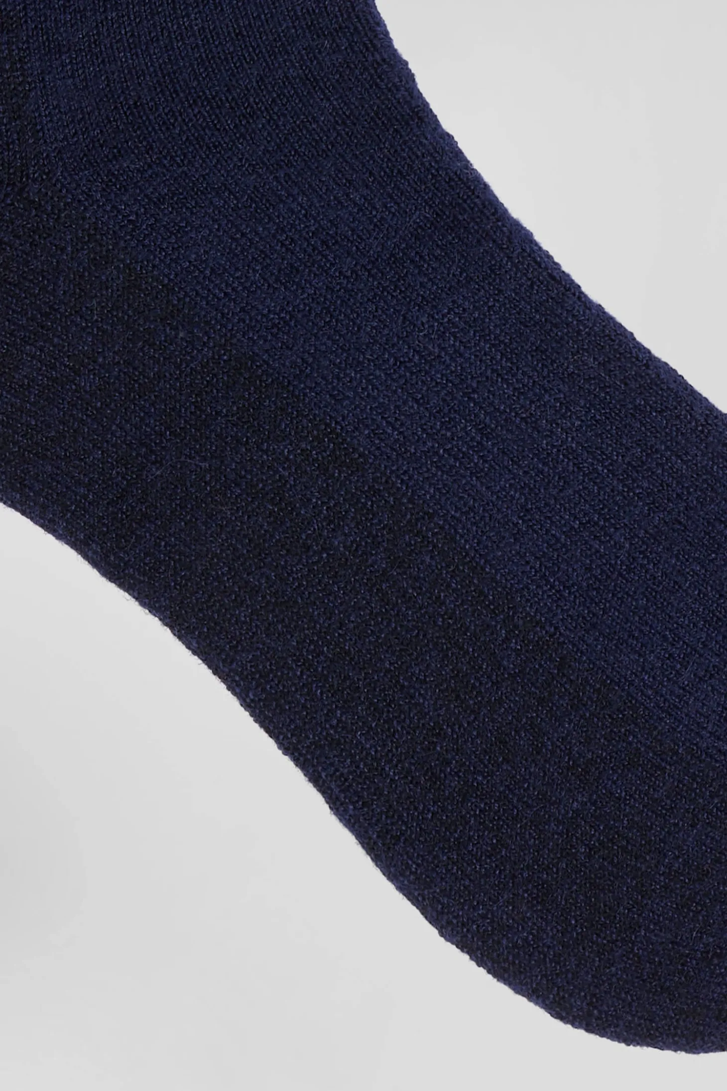 Navy blue alpaca wool blend socks