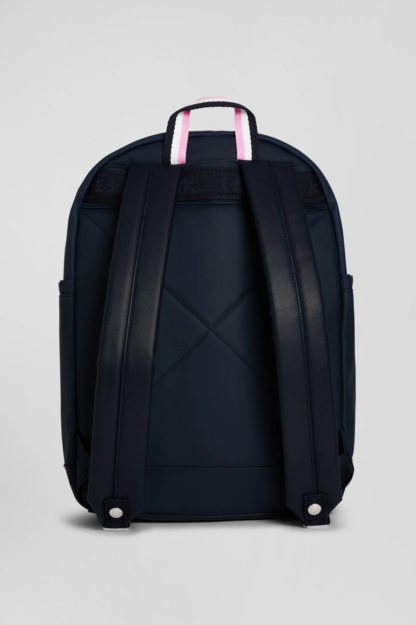 Navy blue backpack with Eden Park rugby screen-print