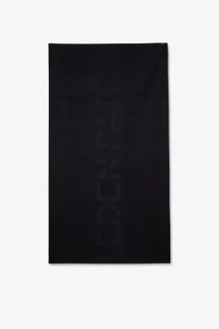 Navy blue beach towel