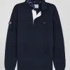 Navy blue cotton jersey-neck jumper XV de France Regular Cup