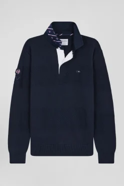 Navy blue cotton jersey-neck jumper XV de France Regular Cup