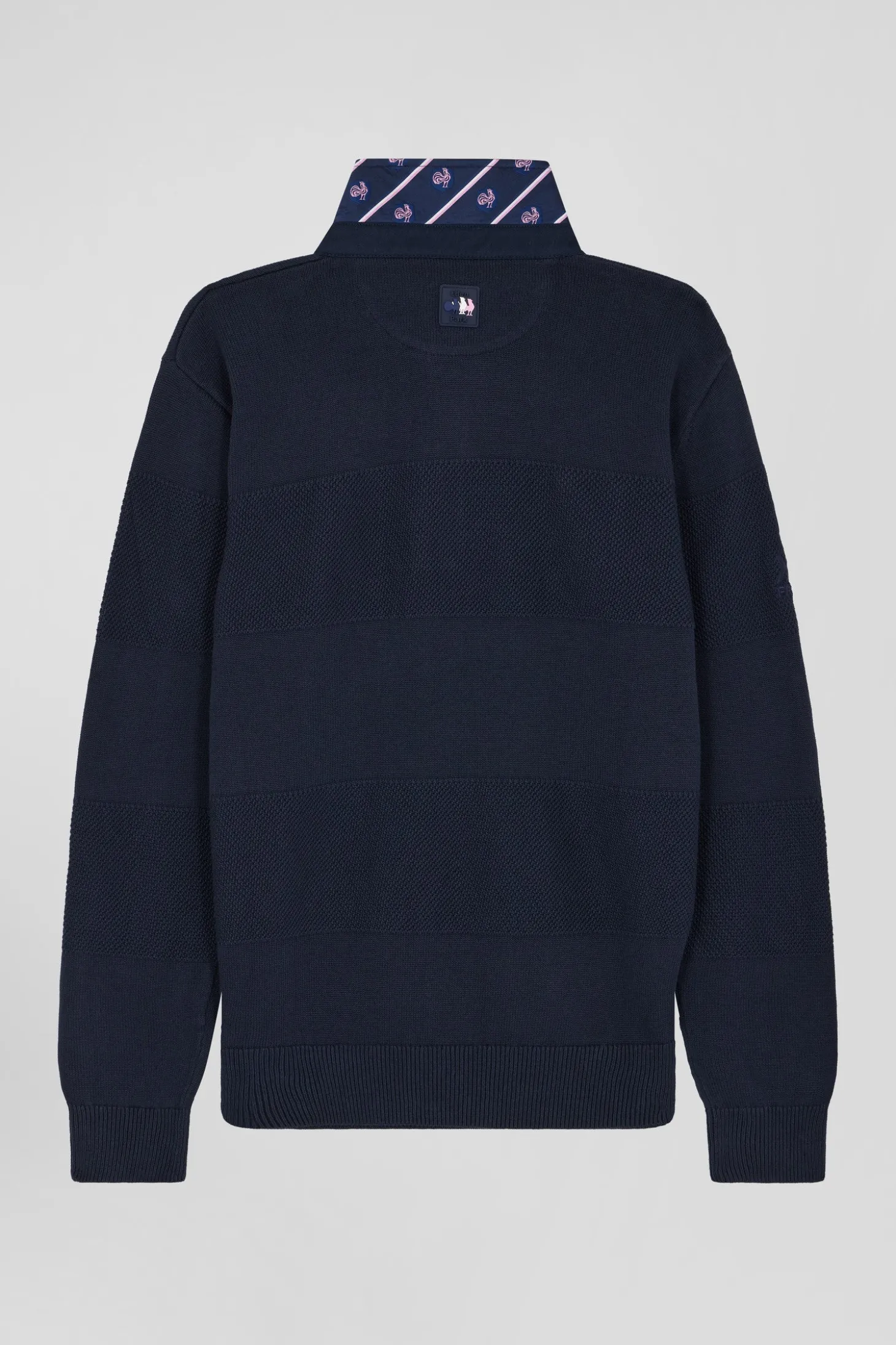 Navy blue cotton jersey-neck jumper XV de France Regular Cup