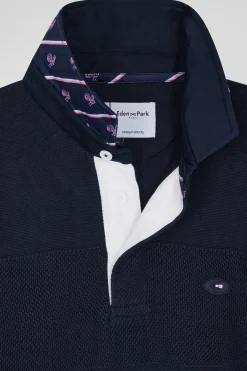 Navy blue cotton jersey-neck jumper XV de France Regular Cup