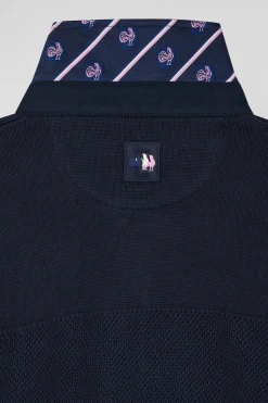 Navy blue cotton jersey-neck jumper XV de France Regular Cup