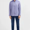 Navy blue cotton shirt