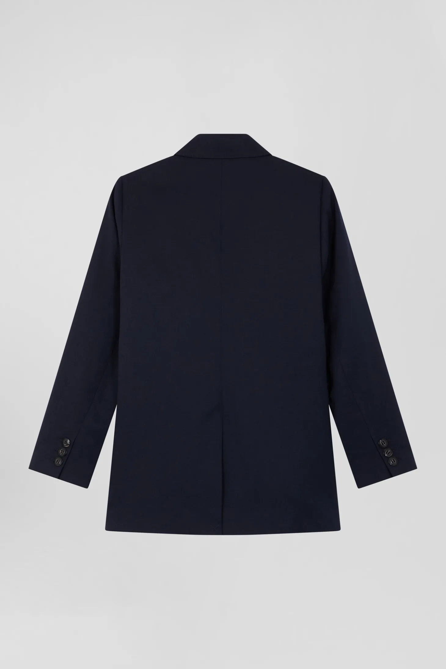 Navy blue double-breasted blazer Modern fit