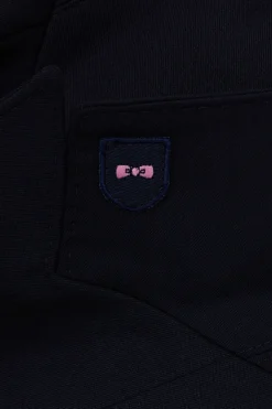Navy blue double-breasted blazer Modern fit