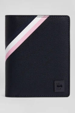 Navy blue French-style wallet