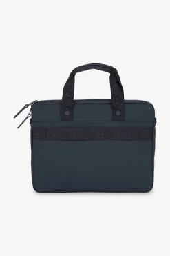 Navy blue rubber laptop sacoche