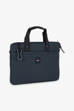 Navy blue rubber laptop sacoche
