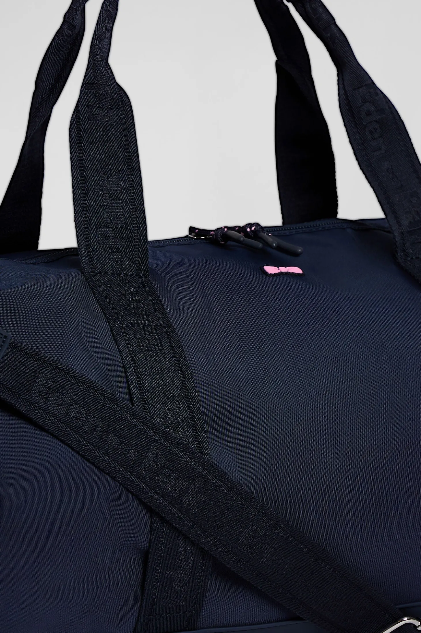 Navy blue sports duffle bag