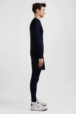 Navy blue sports shorts