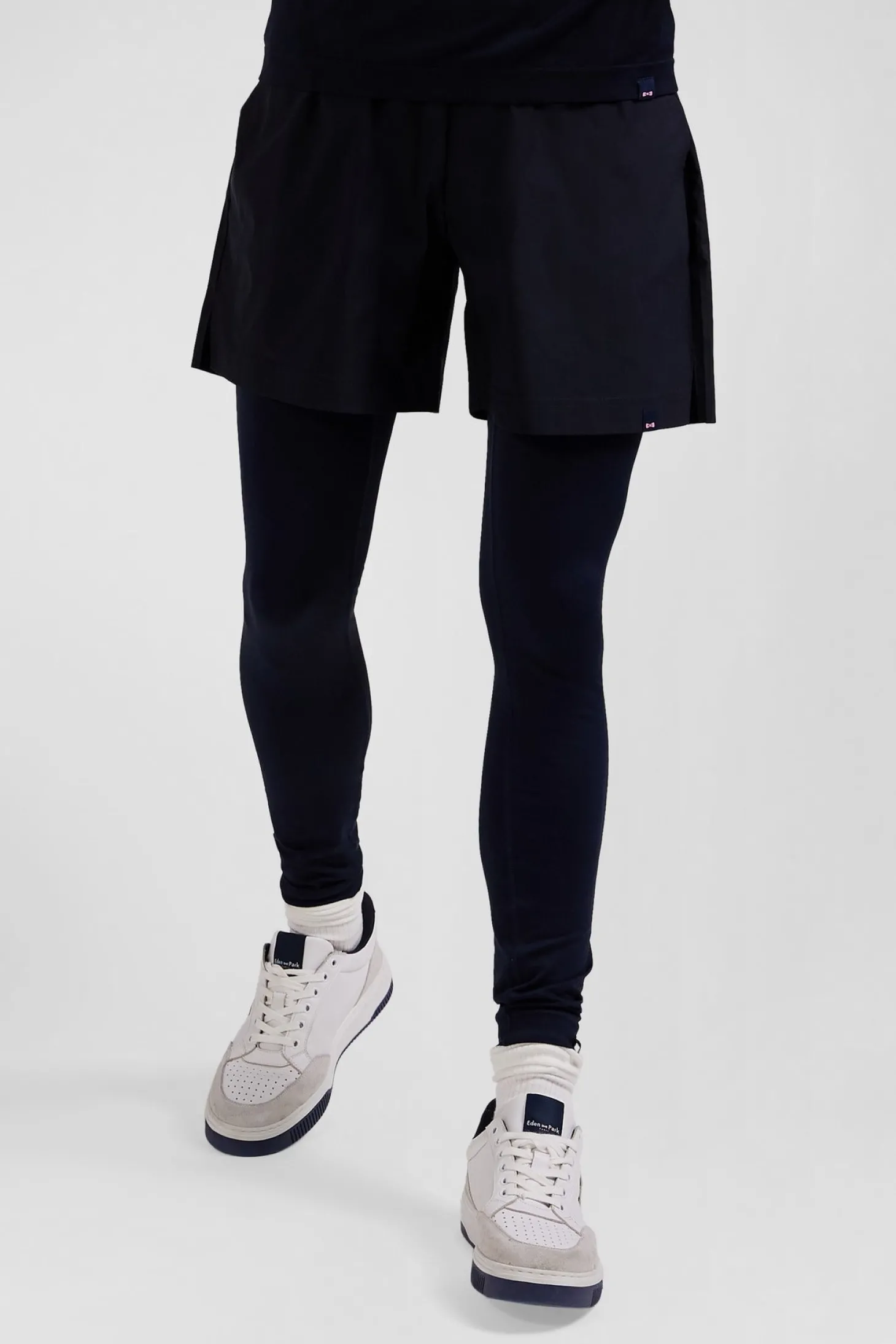 Navy blue sports shorts