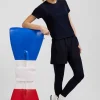 Navy blue stretch sports jogging bottoms