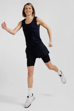 Navy blue stretch sports cycling shorts