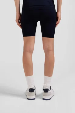 Navy blue stretch sports cycling shorts